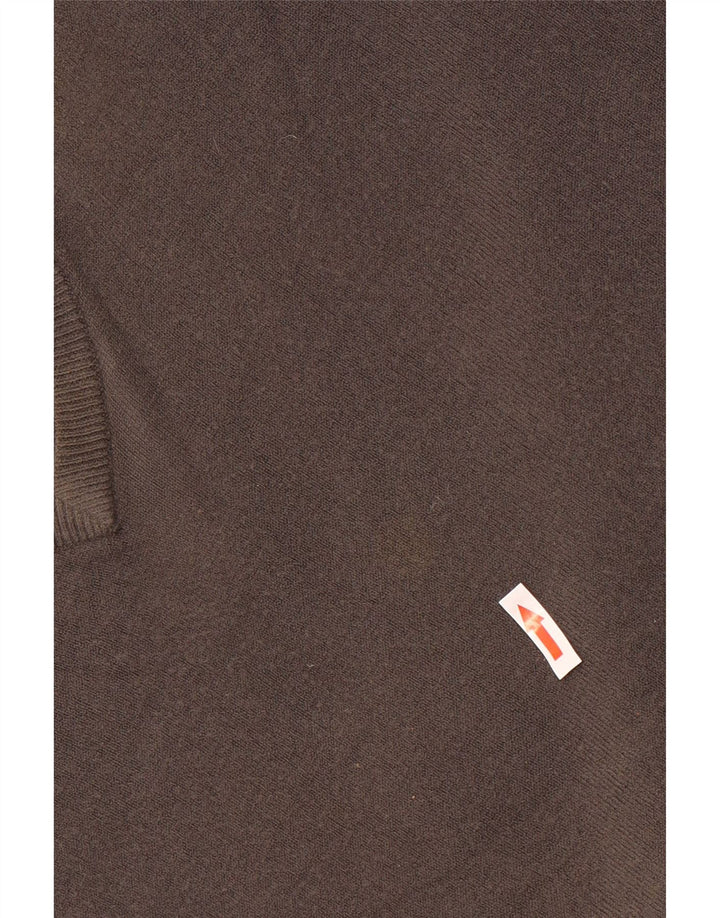MARKS & SPENCER Maglione da uomo con scollo a V XL Grigio acrilico