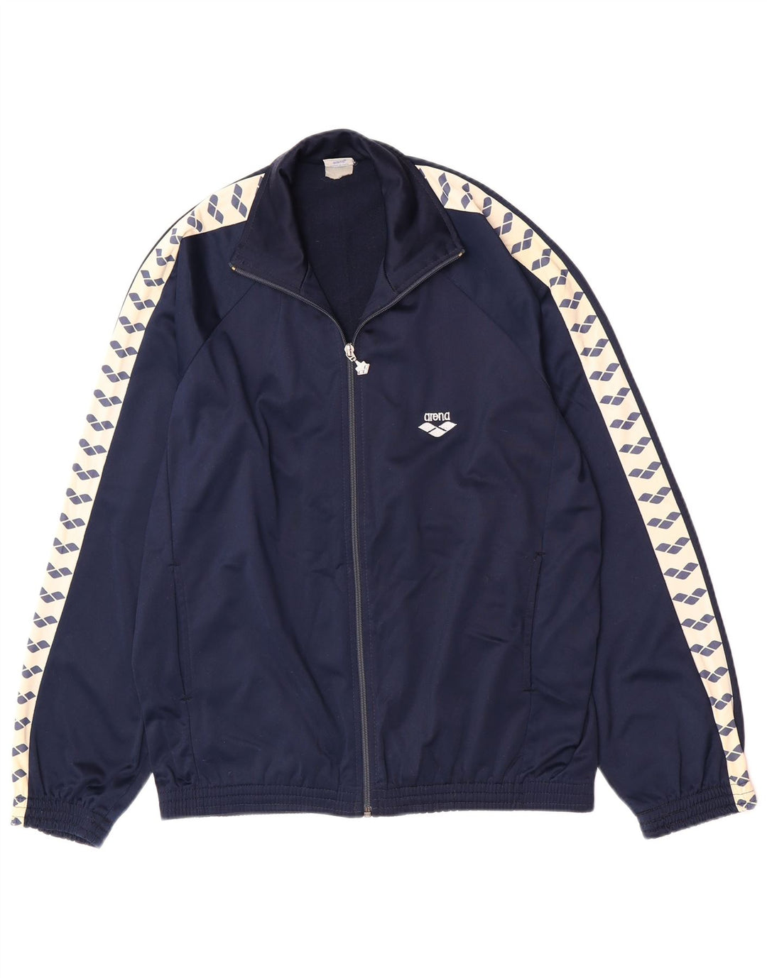 Giacca sportiva da uomo con grafica Arena, grande, color block blu navy