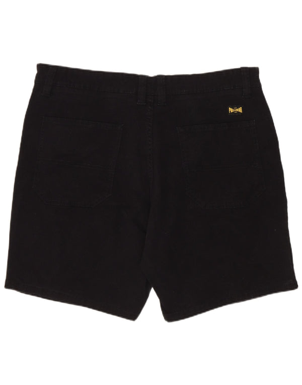 Pantaloncini in denim da uomo Pull & Bear EU 44 Large W34 cotone nero