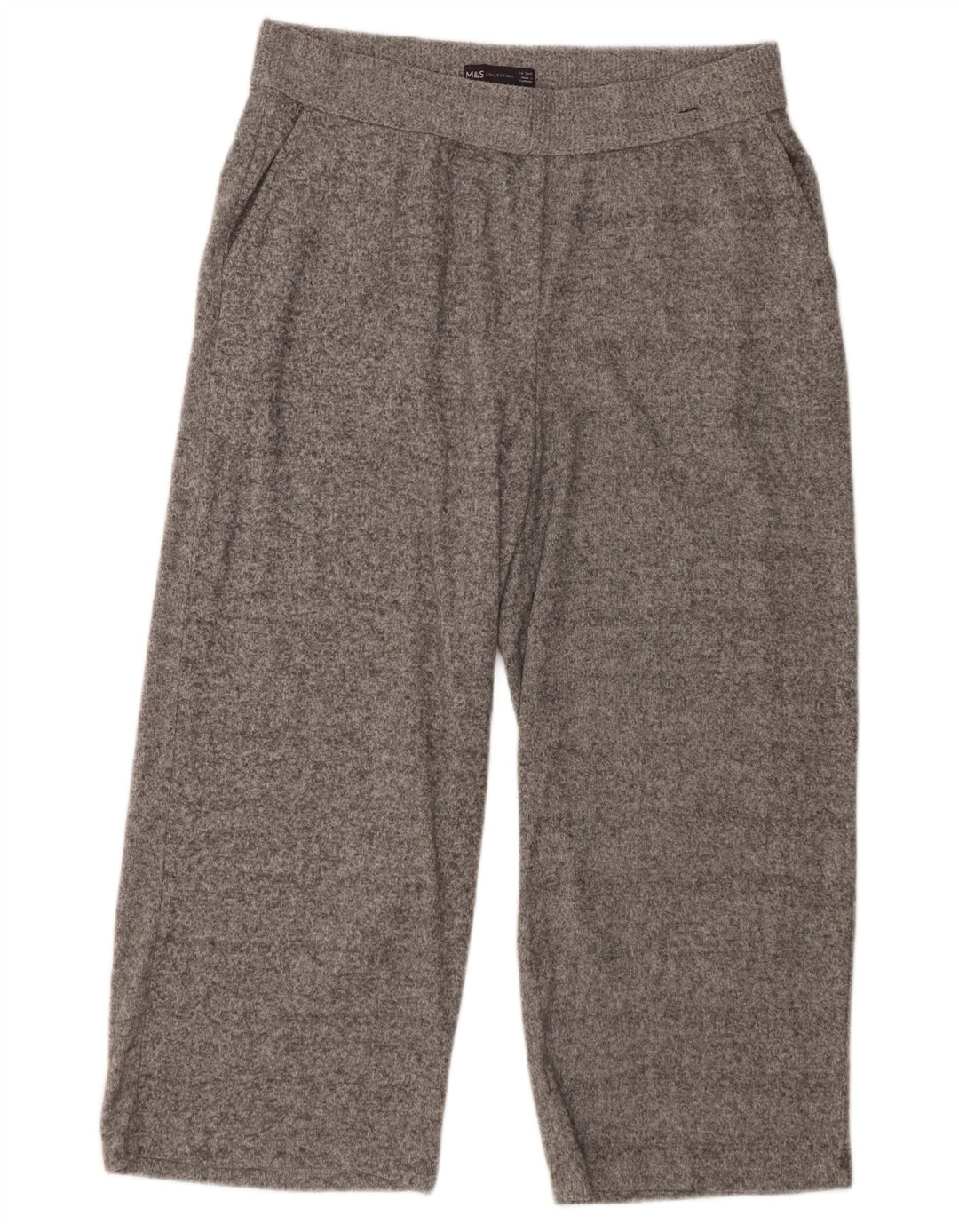 MARKS & SPENCER Womens Tracksuit Trousers UK 16 Large Grey Polyester