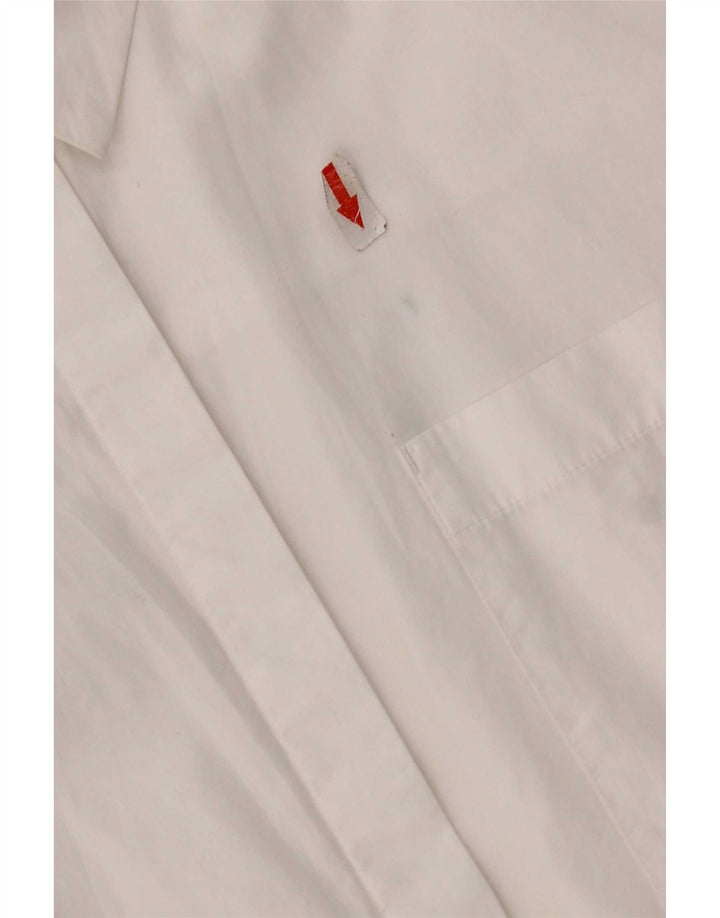 Marks & Spencer Camicia Autograph da donna Camicetta UK 12 Cotone bianco medio