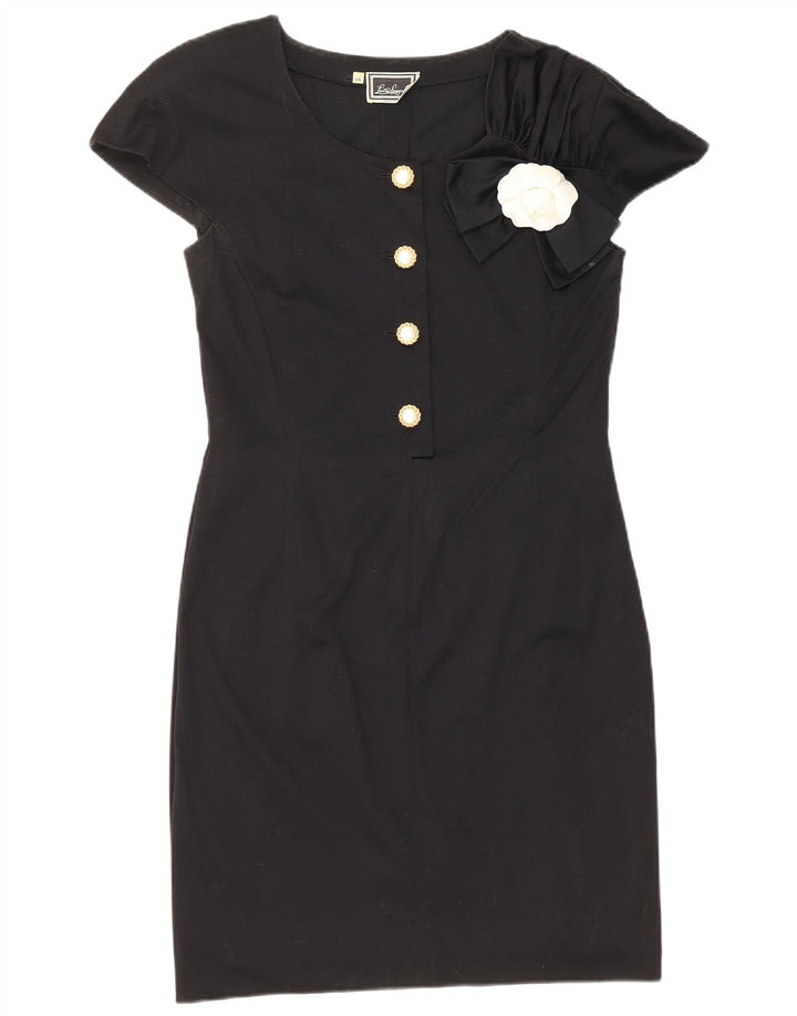 Abito Tubino Donna Luisa Spagnoli IT 44 Medio Nero Cotone