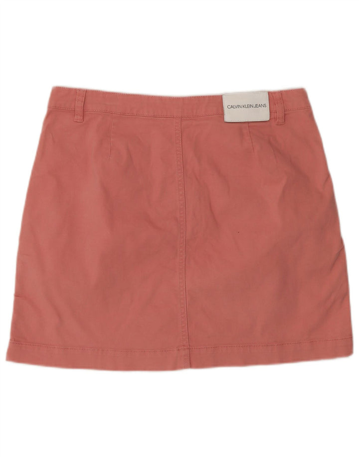 Minigonna da donna Calvin Klein grande W32 in cotone rosa