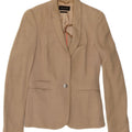 MASSIMO DUTTI Giacca blazer da donna a 1 bottone EU 36 XS Beige Viscosa