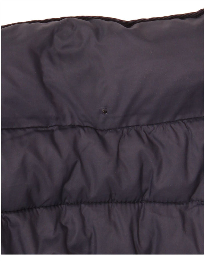 Cappotto imbottito da donna Monsoon UK 14 Nylon medio blu navy