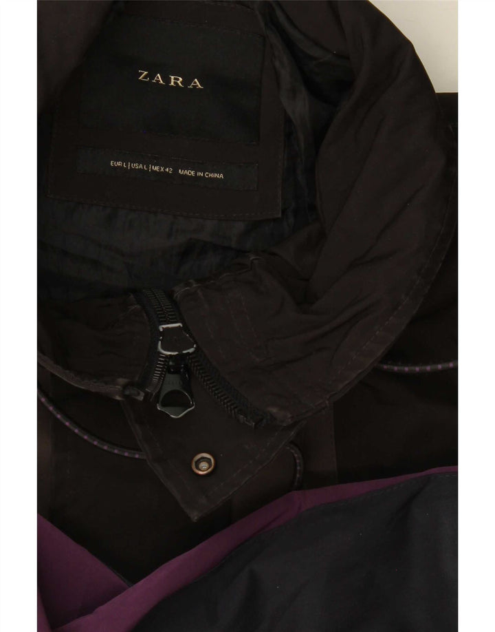 Giacca a vento da uomo Zara UK 40 Large blu navy color block