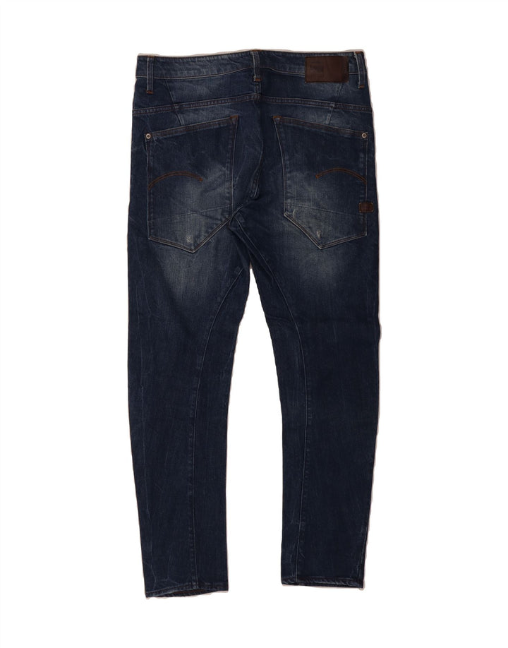 G-STAR Mens Distressed Slim Jeans W34 L28 Blue Vintage G-Star and Second-Hand G-Star from Messina Hembry 