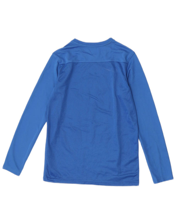 Maglia Nike Dri Fit a maniche lunghe da bambino 12-13 anni, grande, blu