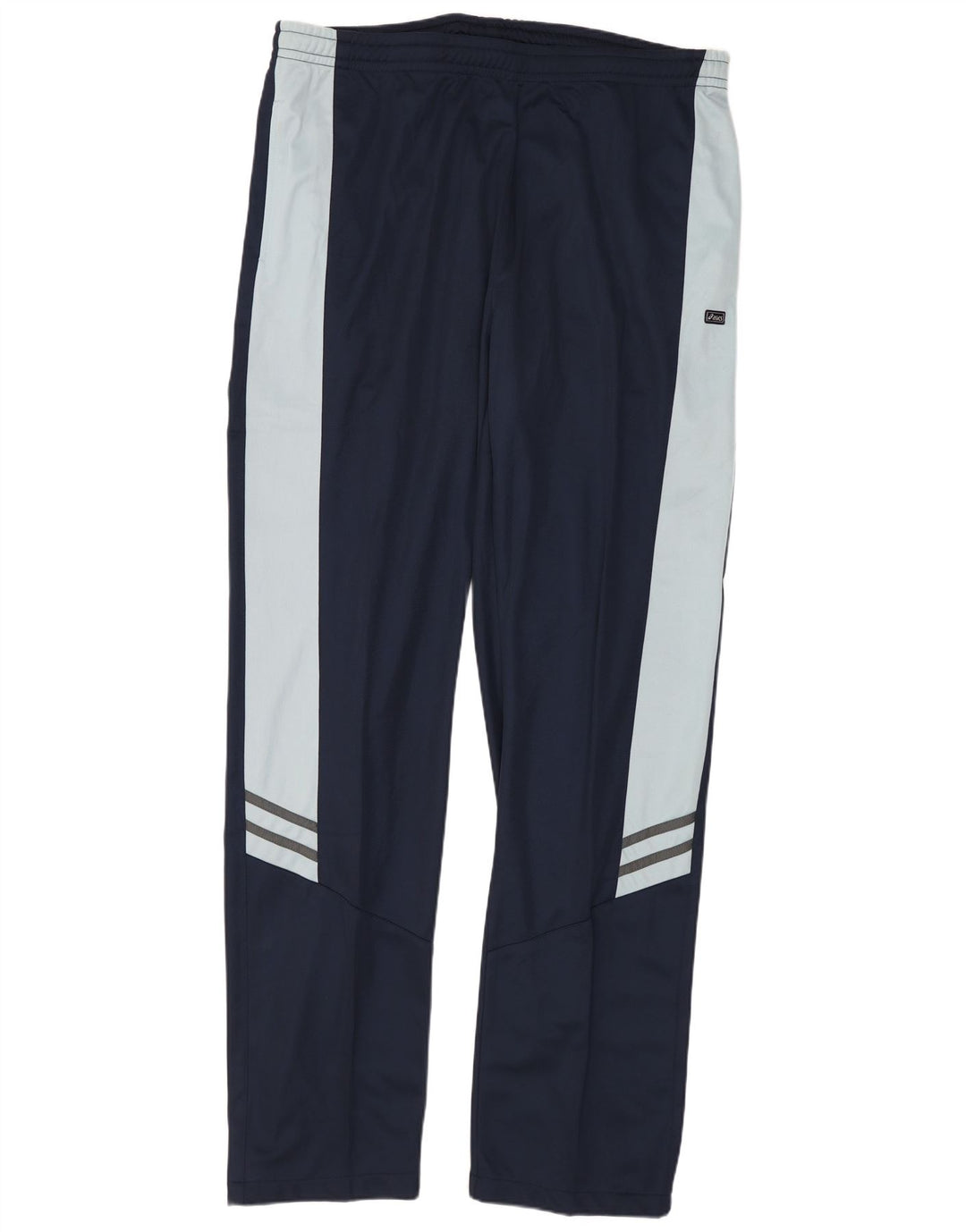 Pantaloni da tuta da uomo Asics XL in poliestere color block blu navy