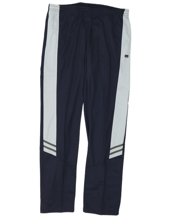 Pantaloni da tuta da uomo Asics XL in poliestere color block blu navy