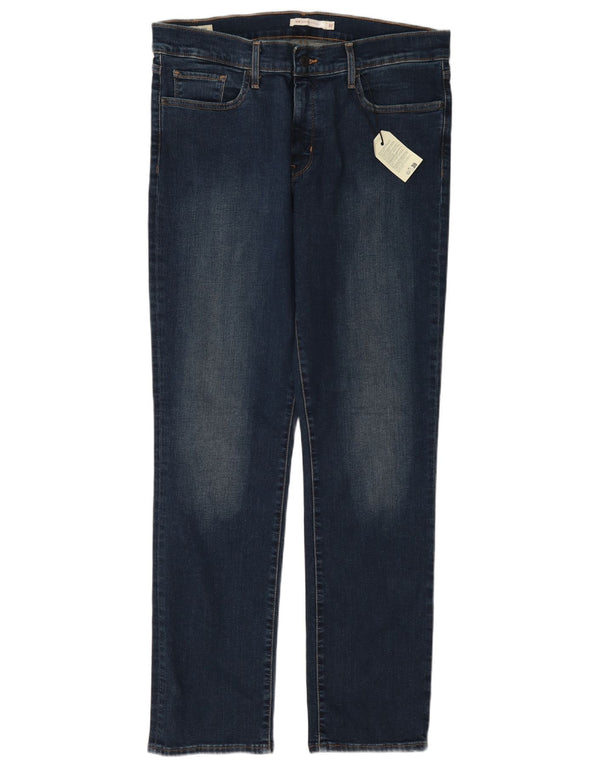 Levi's Donna 314 Jeans dritti modellanti W32 L32 cotone blu navy