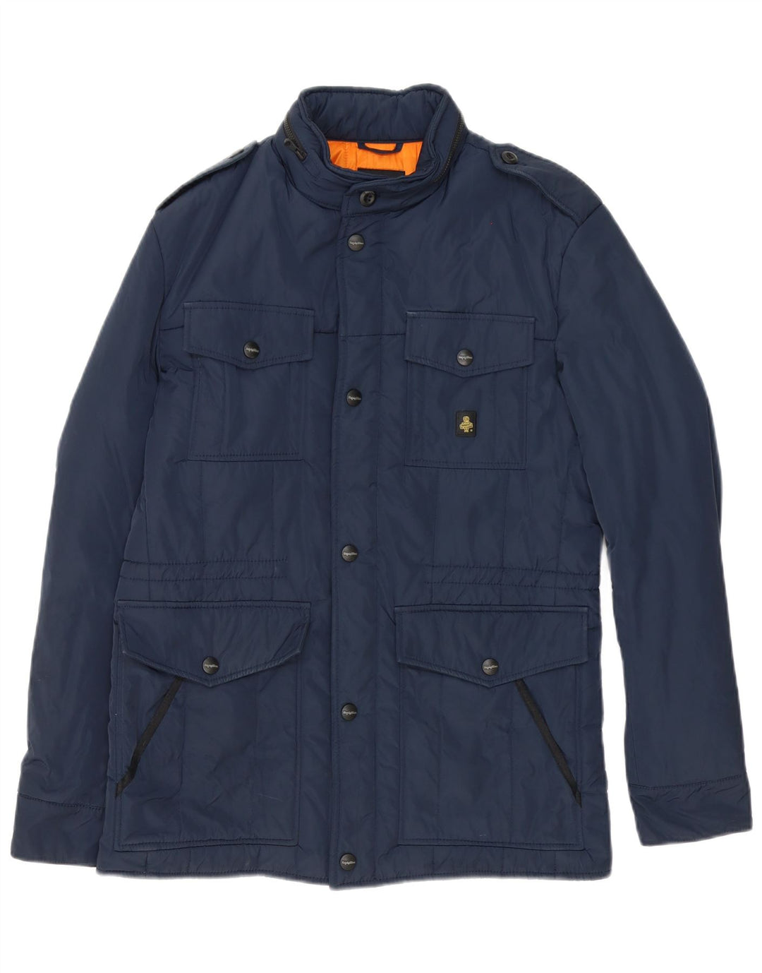Refrigiwear Giubbotto Imbottito Militare Uomo IT 46 Small Blu Navy Poliestere