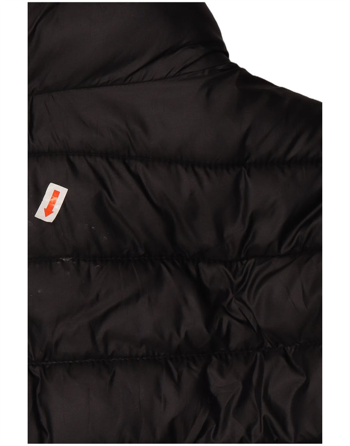 Giacca imbottita da donna JACK WILLS UK 12 poliestere nero medio