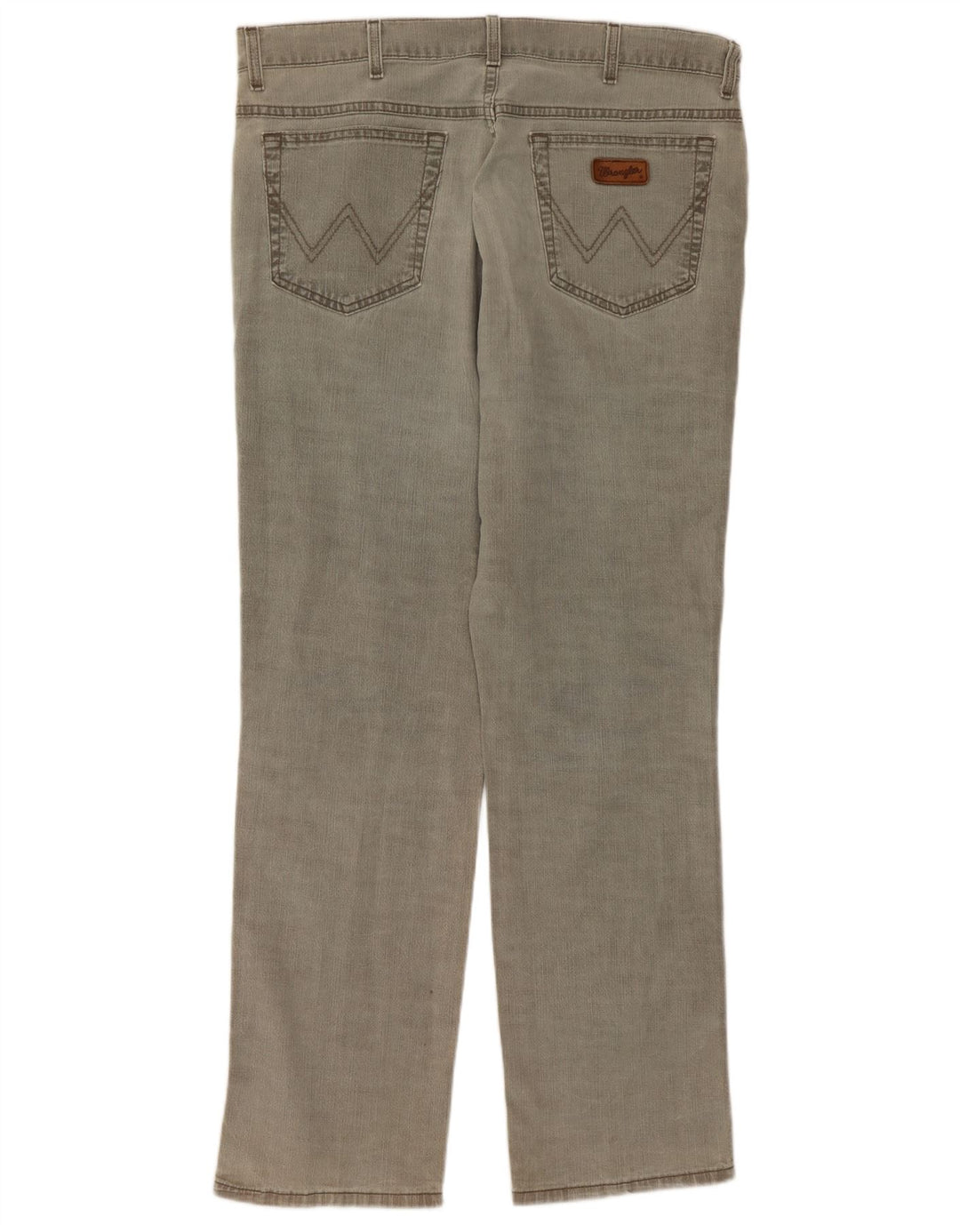 Jeans dritti elasticizzati Texas da uomo Wrangler W36 L32 cotone grigio