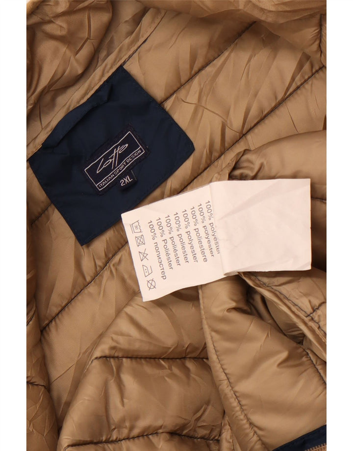 Giacca imbottita da donna Lotto UK 20 2XL Poliestere blu navy