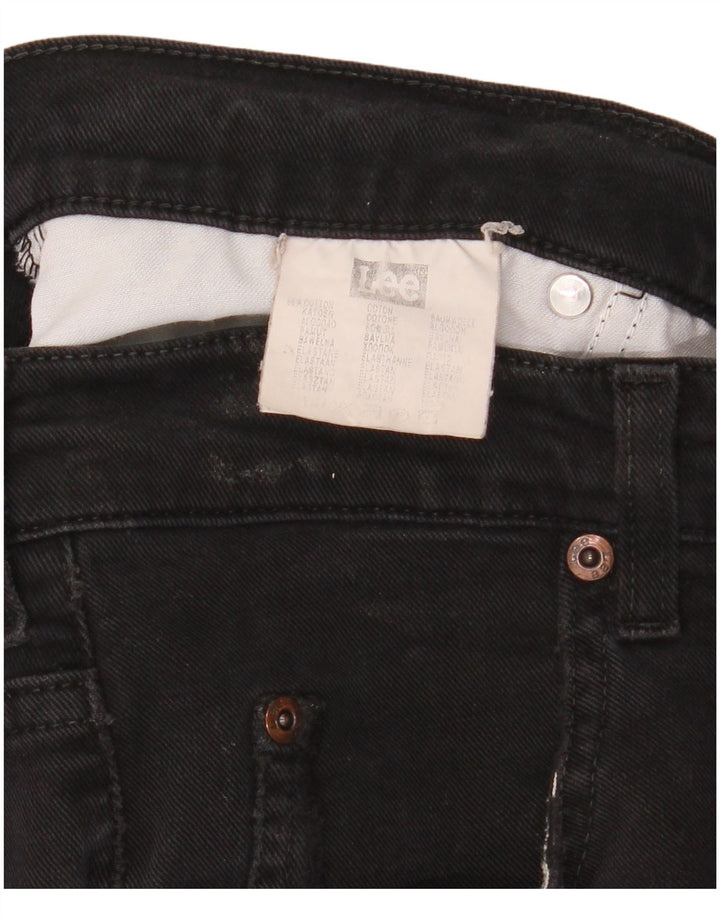 Jeans dritti da uomo Lee Brooklyn W34 L30 cotone nero