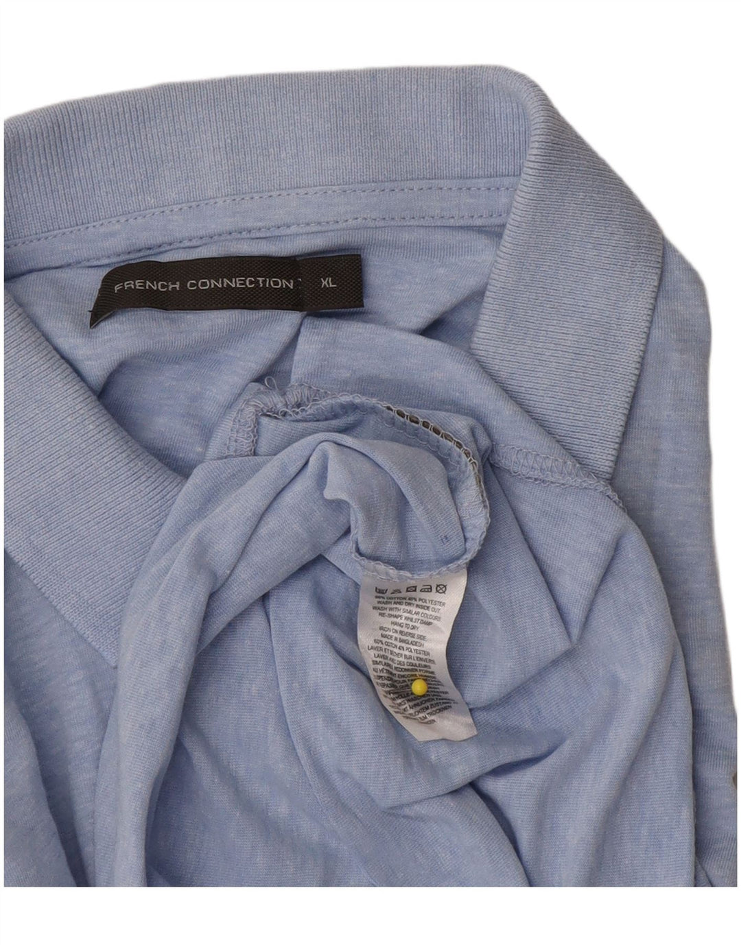 Polo da uomo French Connection XL in cotone blu