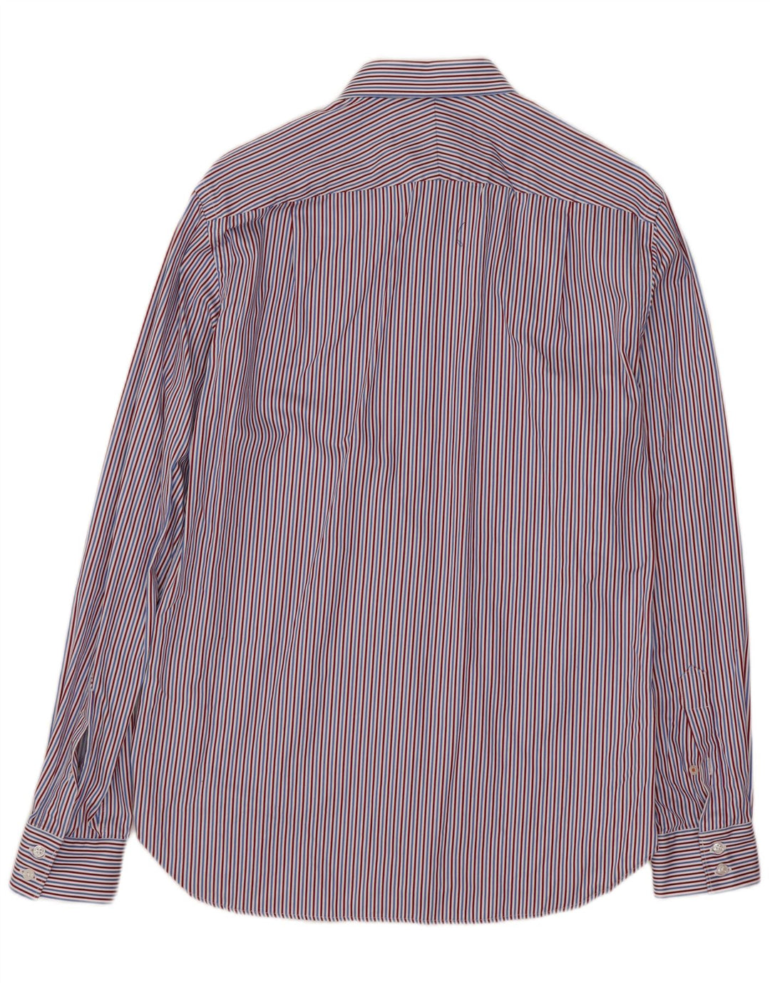 Camicia da uomo BEN SHERMAN taglia 15 cotone a righe blu medio