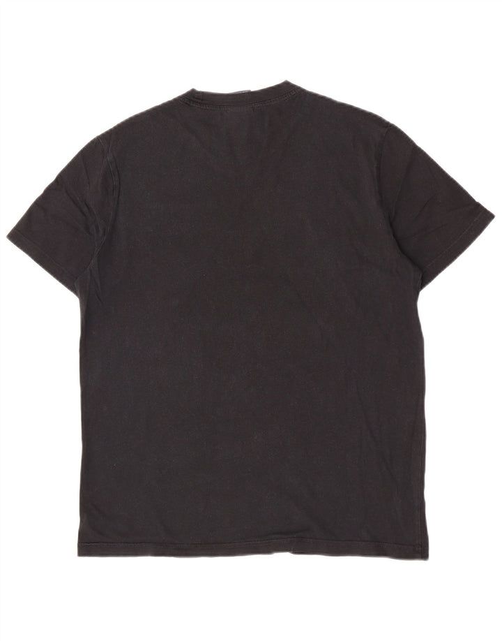 T-shirt da uomo Champion Top Small in cotone color block nero