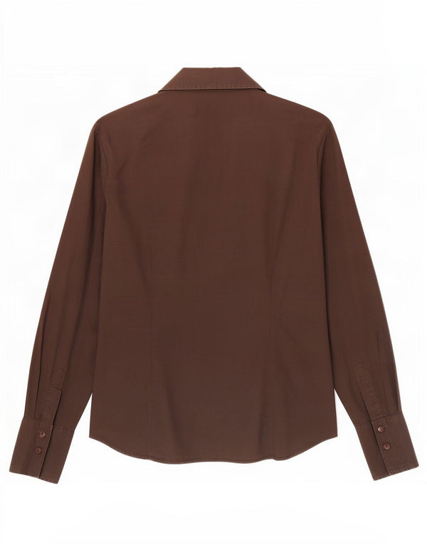 Camicia pullover da donna Benetton UK 14 Marrone medio