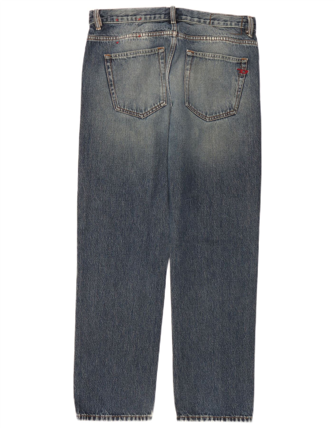 Jeans dritti da uomo Diesel W32 L30 cotone blu