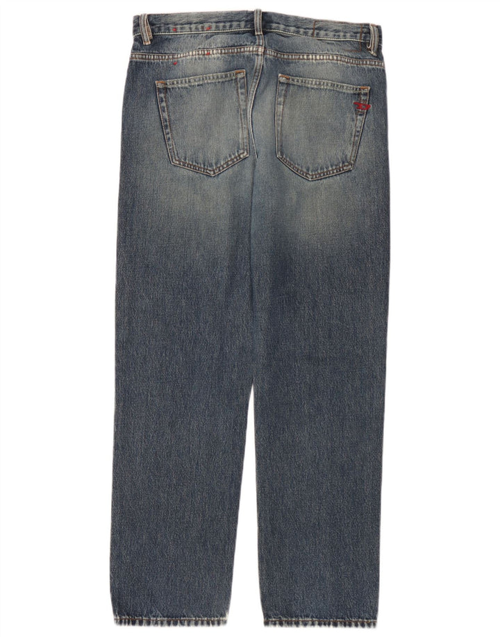 Jeans dritti da uomo Diesel W32 L30 cotone blu