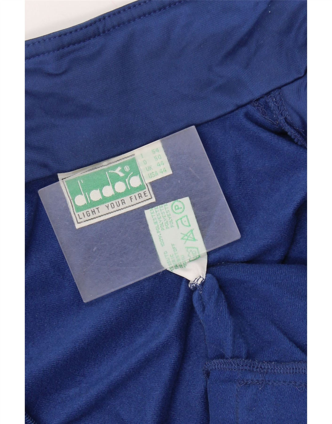 DIADORA Giacca da tuta grafica da uomo UK 44 XL Blu poliestere