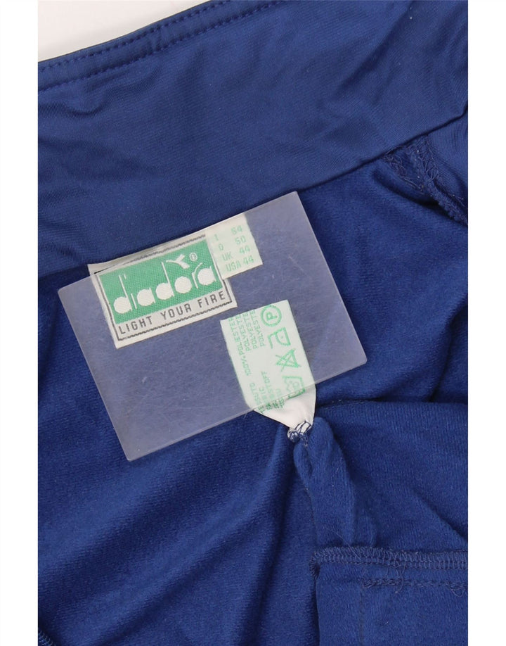 DIADORA Giacca da tuta grafica da uomo UK 44 XL Blu poliestere
