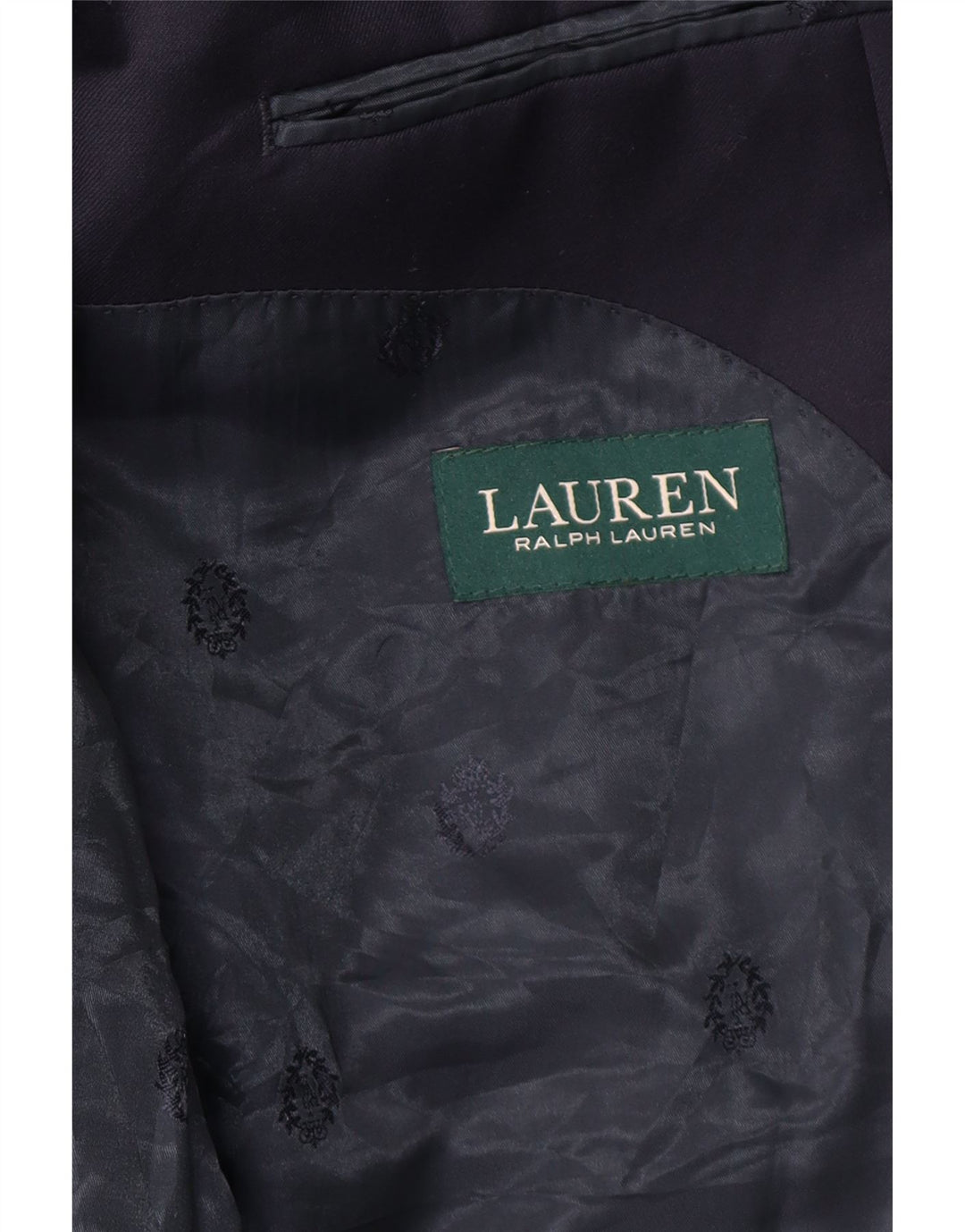 Giacca blazer a 2 bottoni da uomo Ralph Lauren UK 44 2XL Blu navy