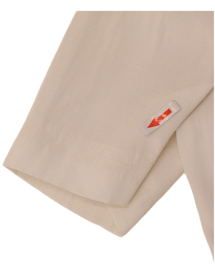 Giacca blazer a maniche corte da donna a 3 bottoni Sportstaff IT 42 Medio Bianco