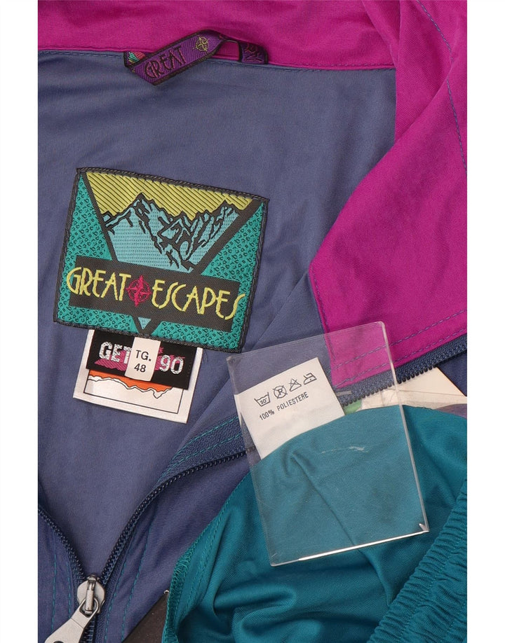 Tuta intera da uomo con grafica Great Escapes IT 48 Colorblock blu medio