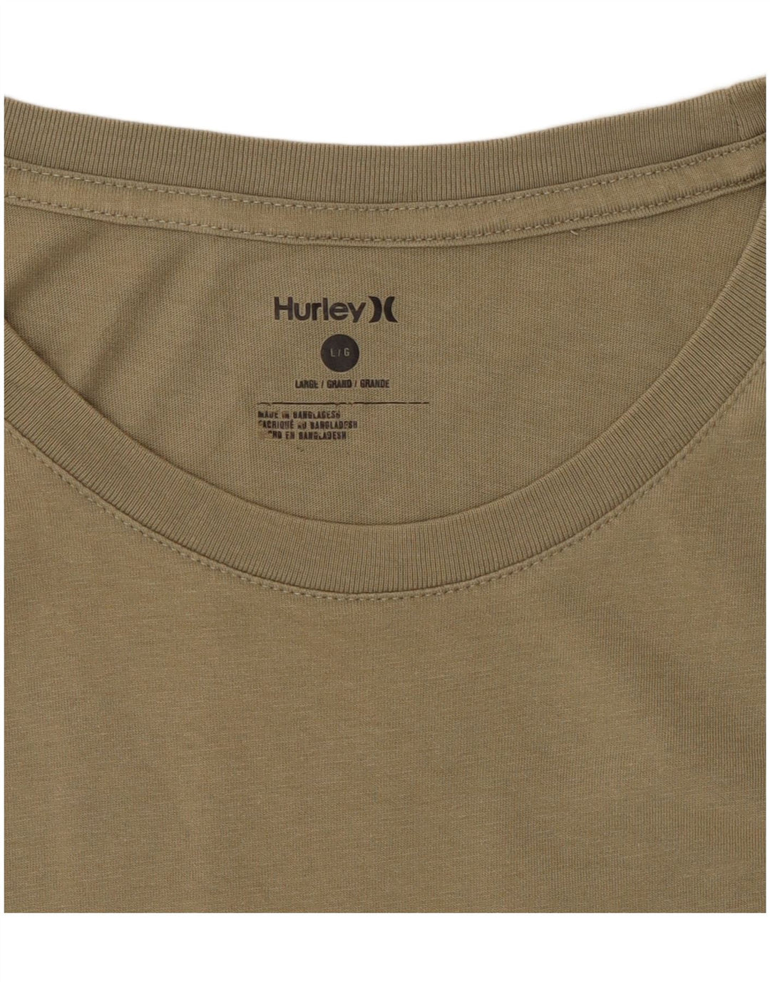 T-shirt grafica da uomo Hurley Top Large color kaki
