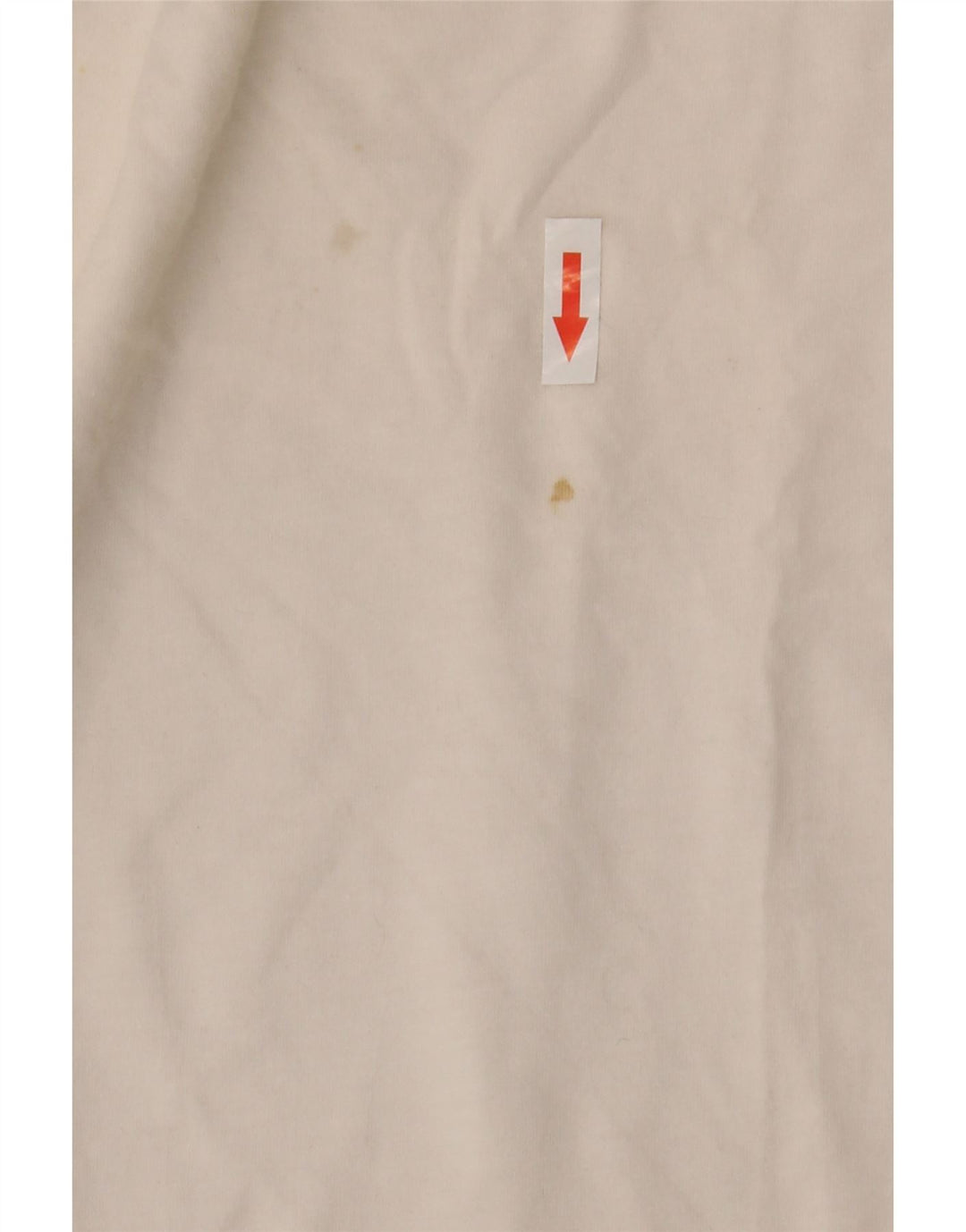 Datch Mens Muscle Graphic Top manica lunga UK 12 Medium White Colourblock