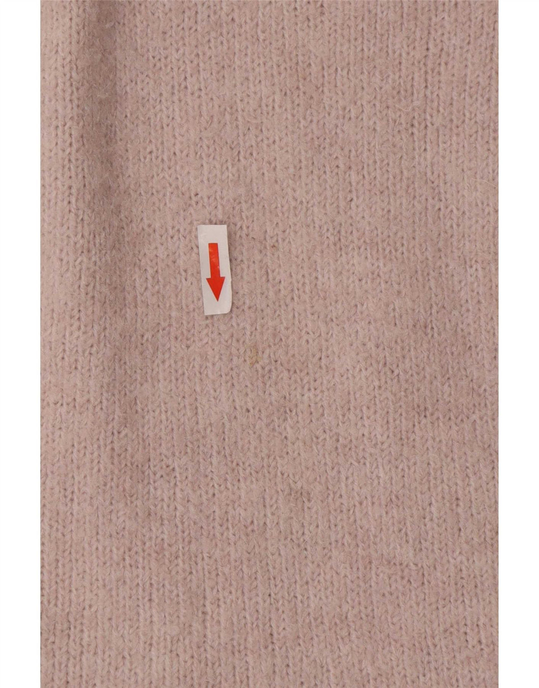 Maglione cardigan oversize a linea lunga da donna Zara UK 10 piccolo poliestere rosa