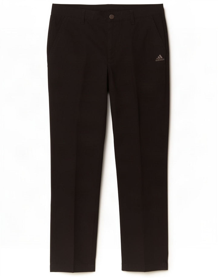 Pantaloni casual dritti da donna Adidas W32 L30 poliestere nero