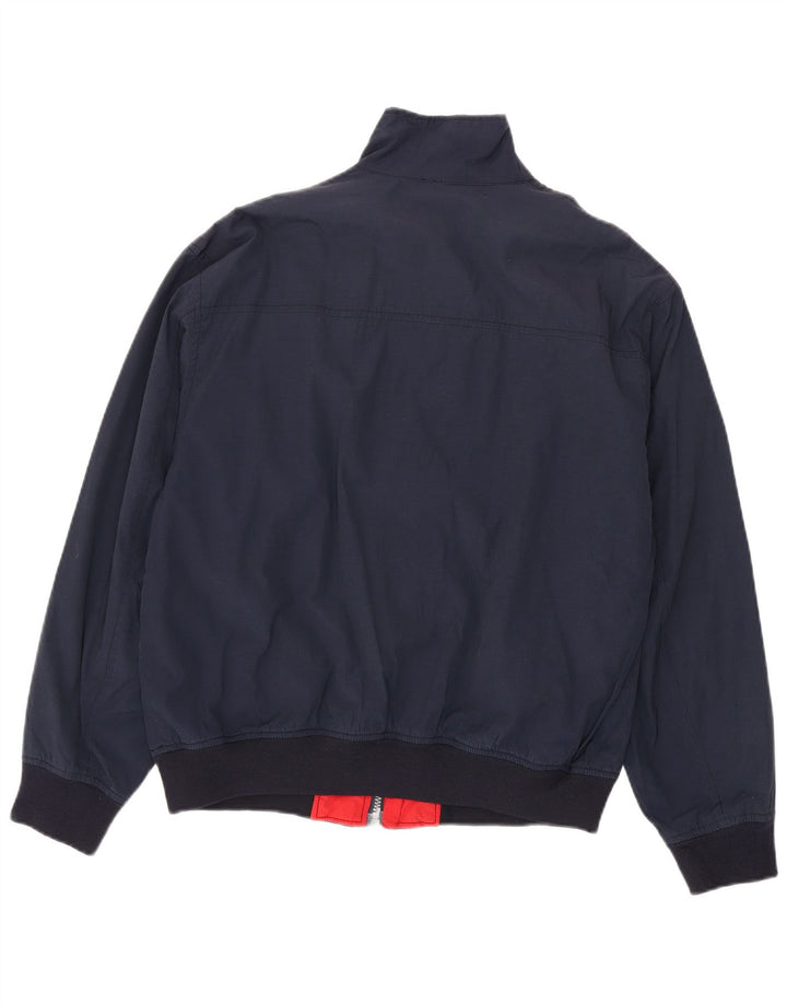 Giubbotto bomber vintage da uomo IT 48 medio in cotone blu navy