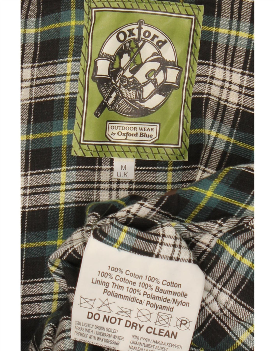 Giacca da uomo in cotone cerato Oxford UK 38 Marrone medio