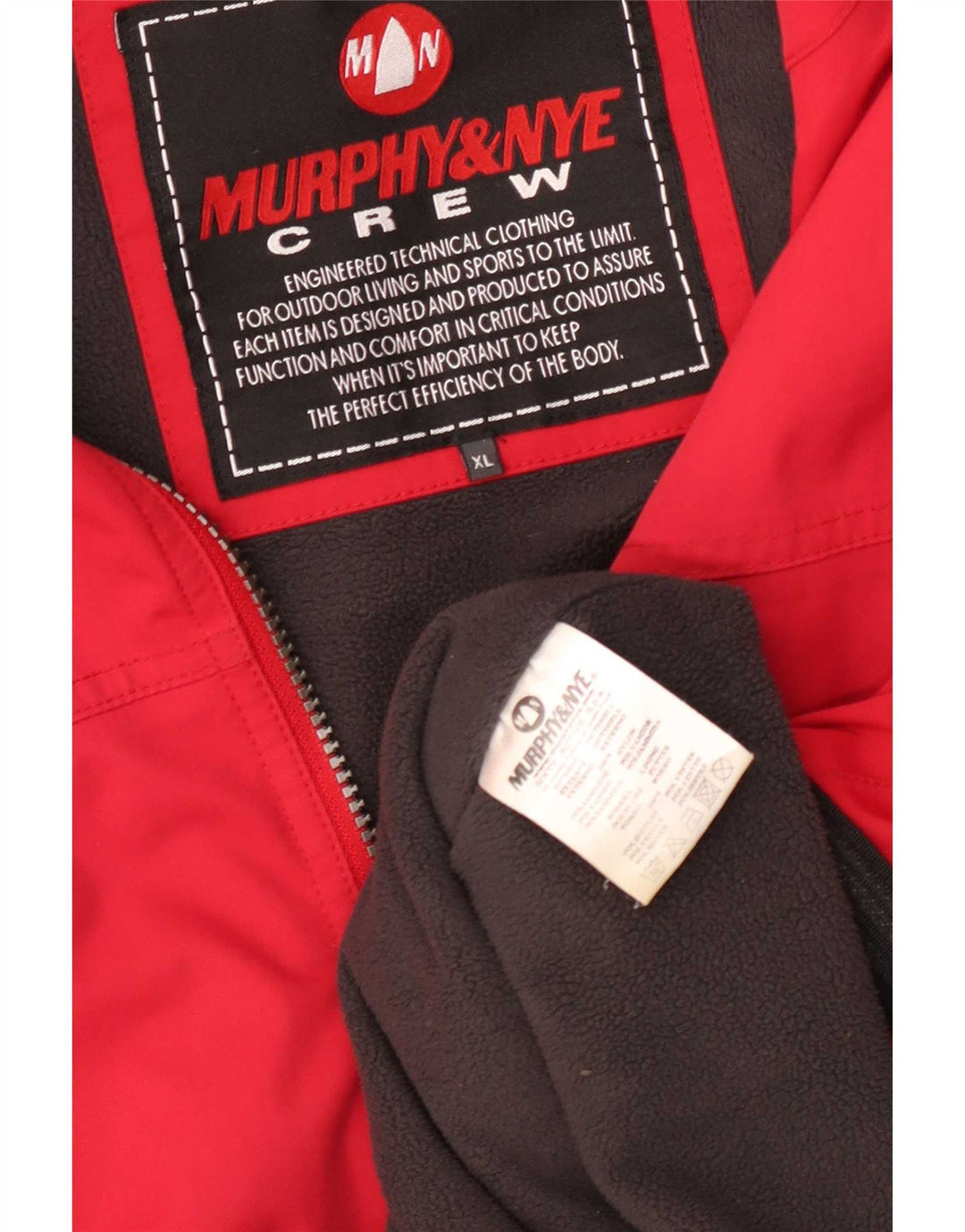 Giacca a vento da uomo Murphy & Nye UK 42 XL Rosso Poliammide