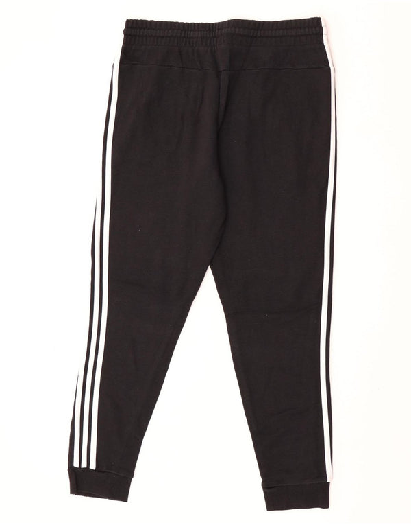 Pantaloni da tuta da donna Adidas Joggers UK 16/18 Large Nero Cotone