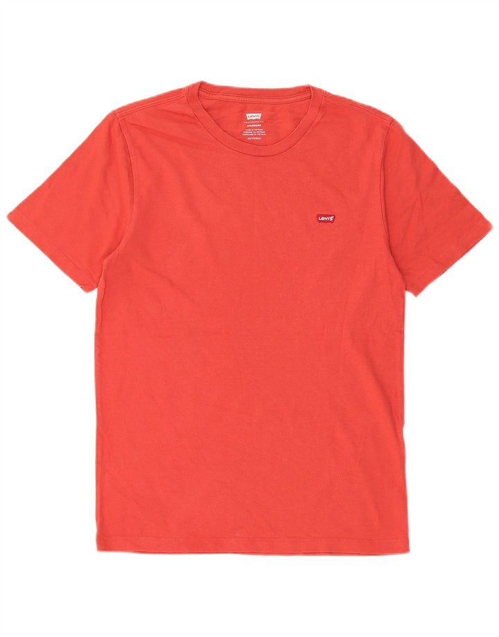 T-shirt standard da uomo Levi's Top XS in cotone rosso