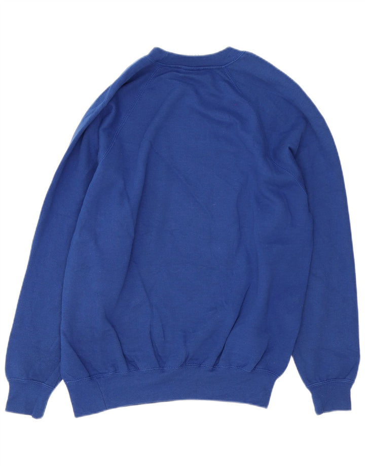 Felpa da uomo Russell Athletic, in cotone blu medio