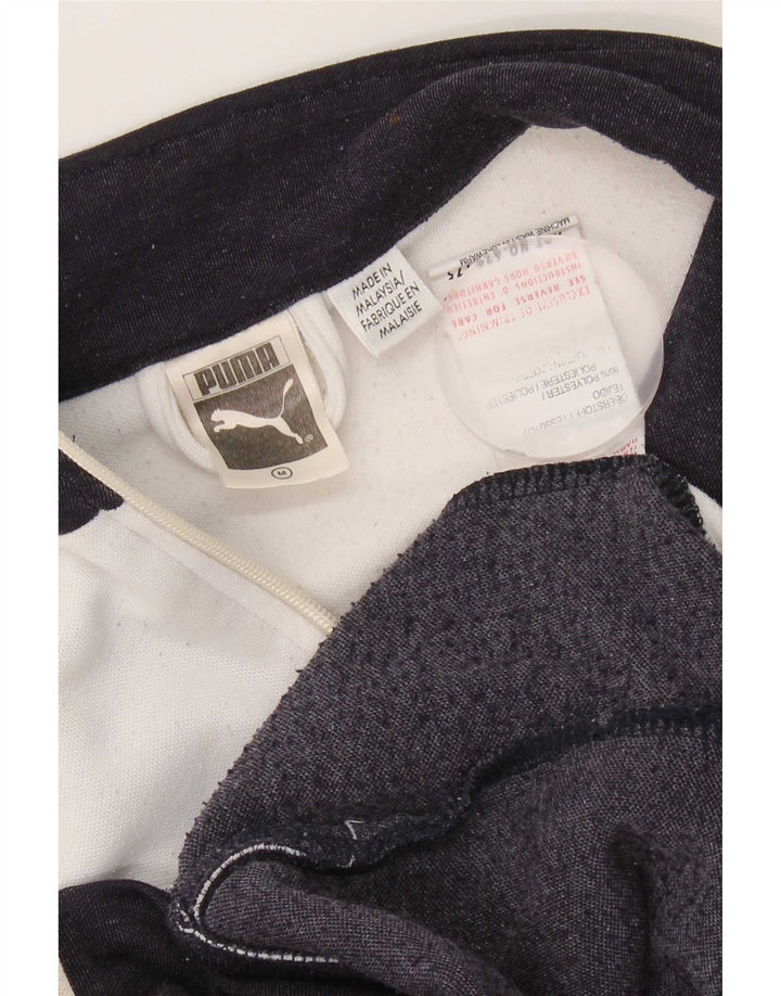 Giacca da tuta da donna Puma UK 14 Poliestere color block bianco medio