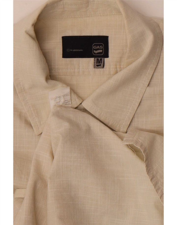 Camicia Uomo Gas Cotone Beige Medio