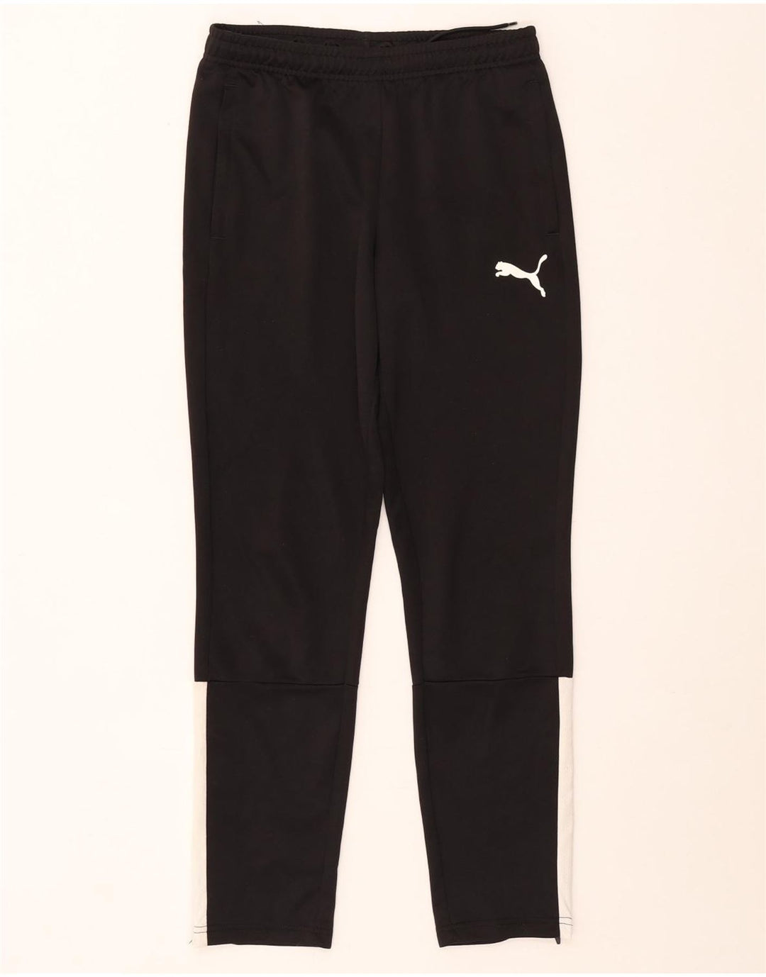 Pantaloni della tuta da ragazzo Puma 13-14 anni Poliestere color block nero