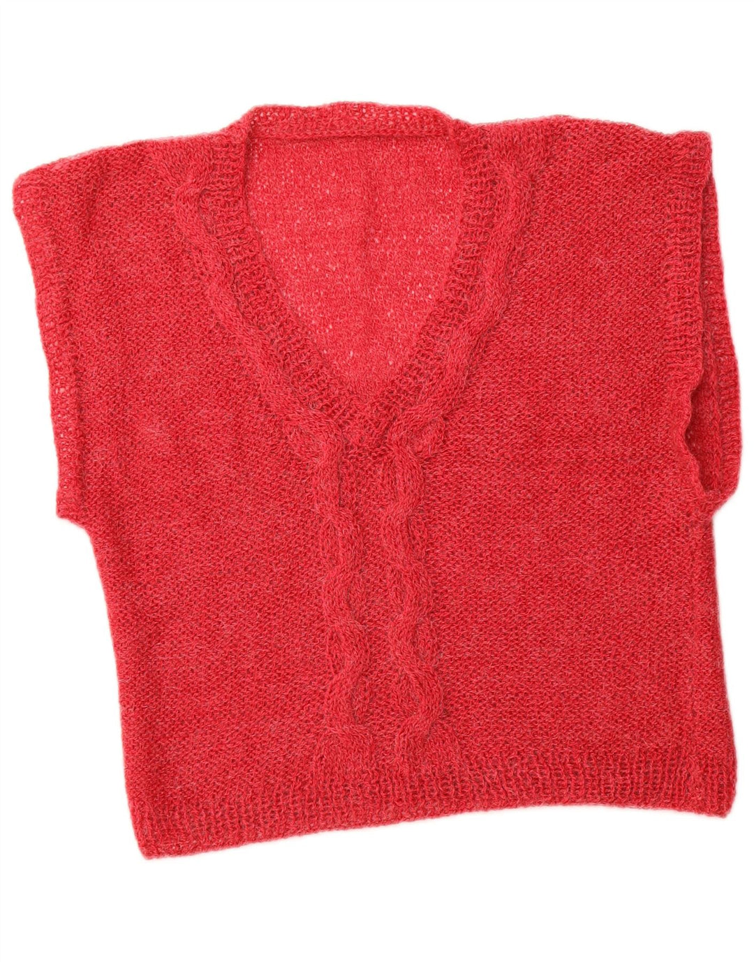 Canotta corta da donna VINTAGE UK 14 rosa medio