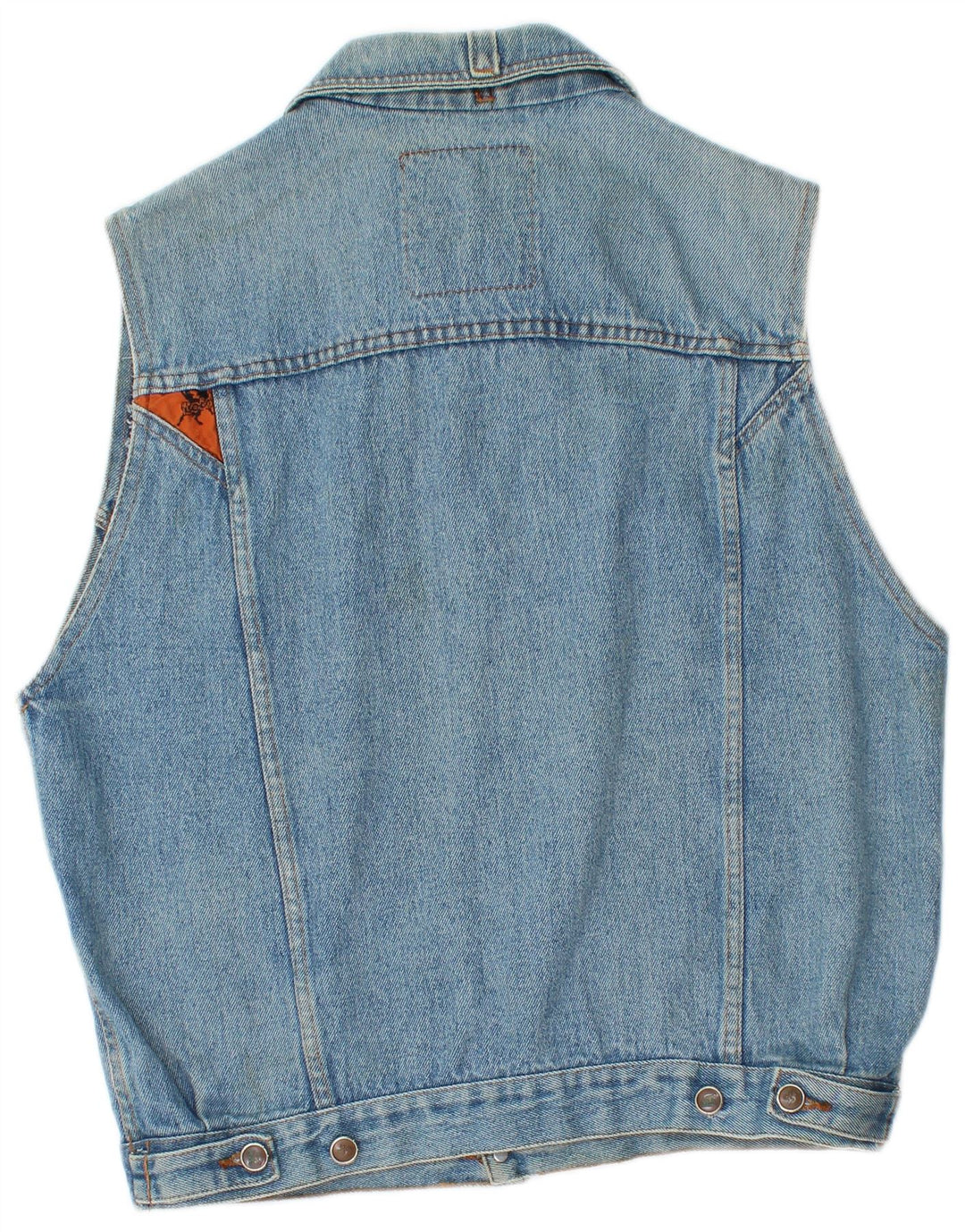 Gilet in denim da uomo Lois UK 38 cotone blu medio