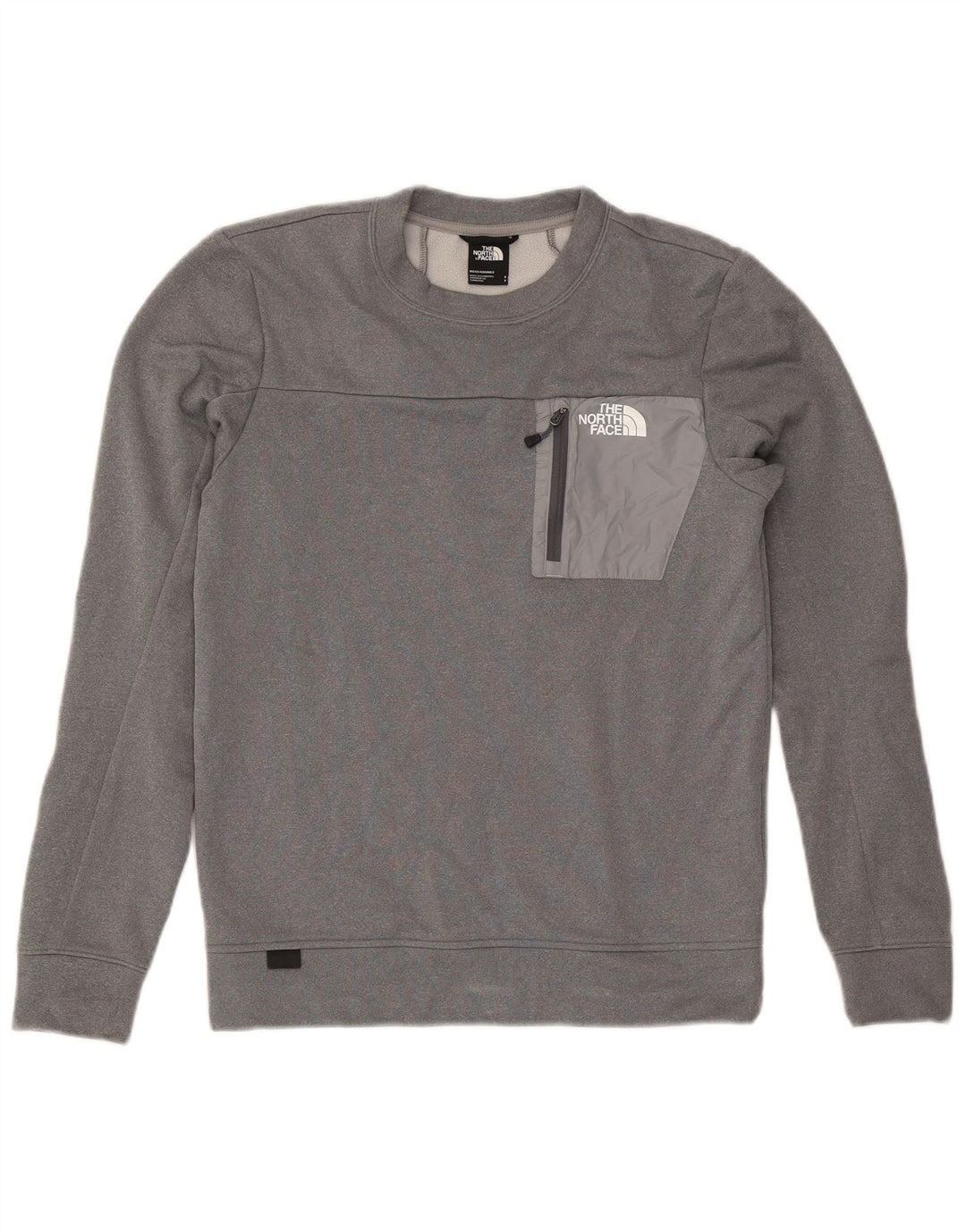 Felpa da uomo The North Face Maglione piccolo poliestere grigio