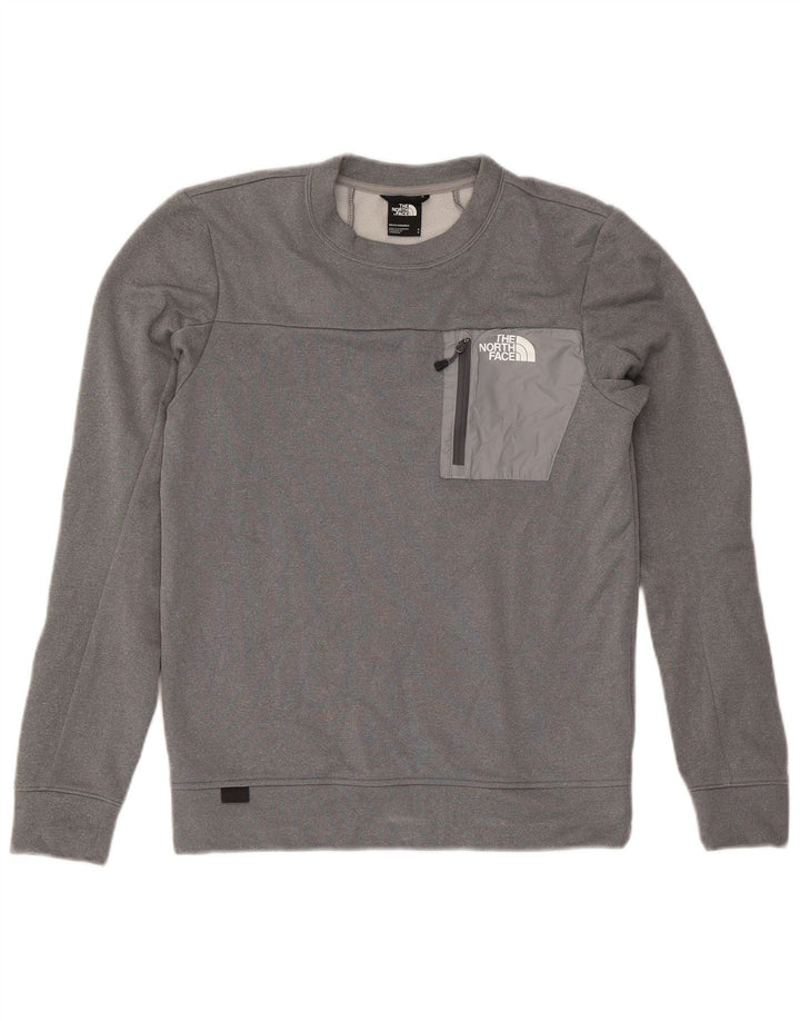 Felpa da uomo The North Face Maglione piccolo poliestere grigio