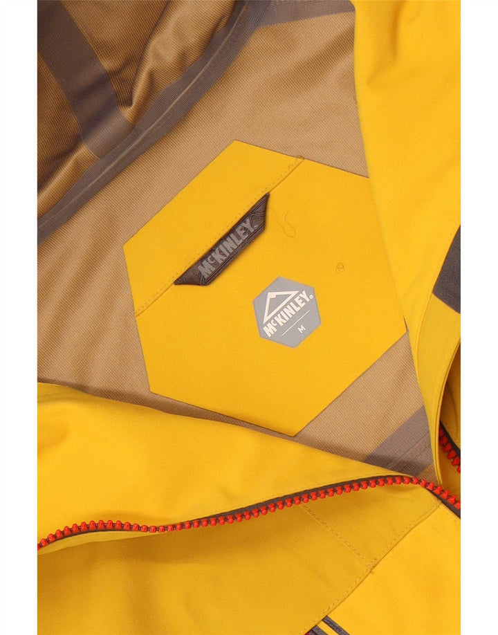 Giacca antipioggia con cappuccio da uomo McKinley UK 38 giallo medio