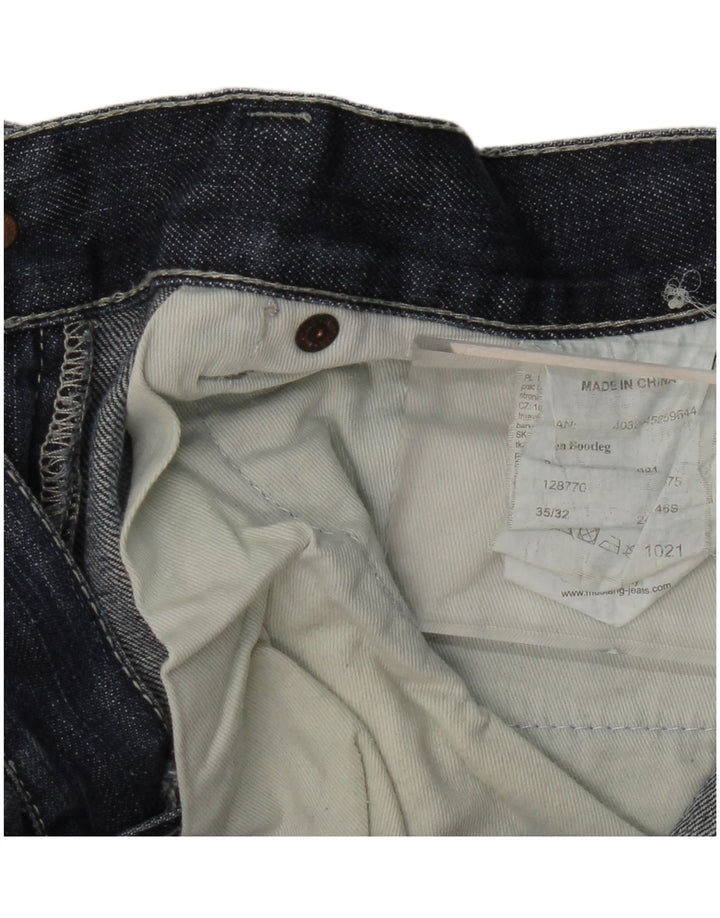 Jeans bootcut da donna Mustang W35 L32 cotone blu navy